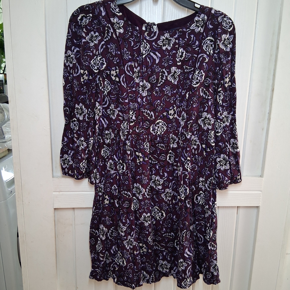 Floral Purple Women's Dress